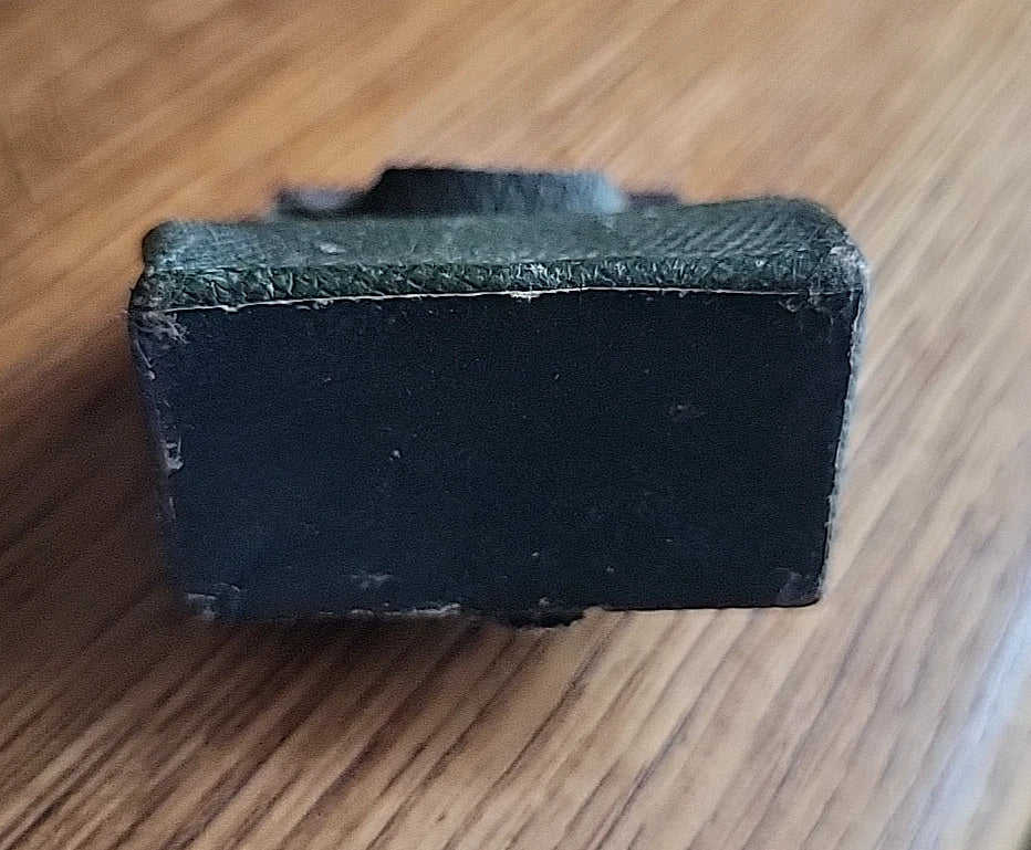 Rare et ancien sac de voyage en cuir de poupée Bleuette Jumeau Bru 1900 HT