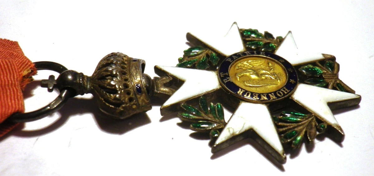 Médaille ordre légion d'honneur 2ème type 1er empire napoléon argent or xixème