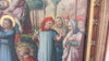 tableau, Huile sur PANNEAU ZINC , Scène Religieuse , Descente De Croix , 19eme
