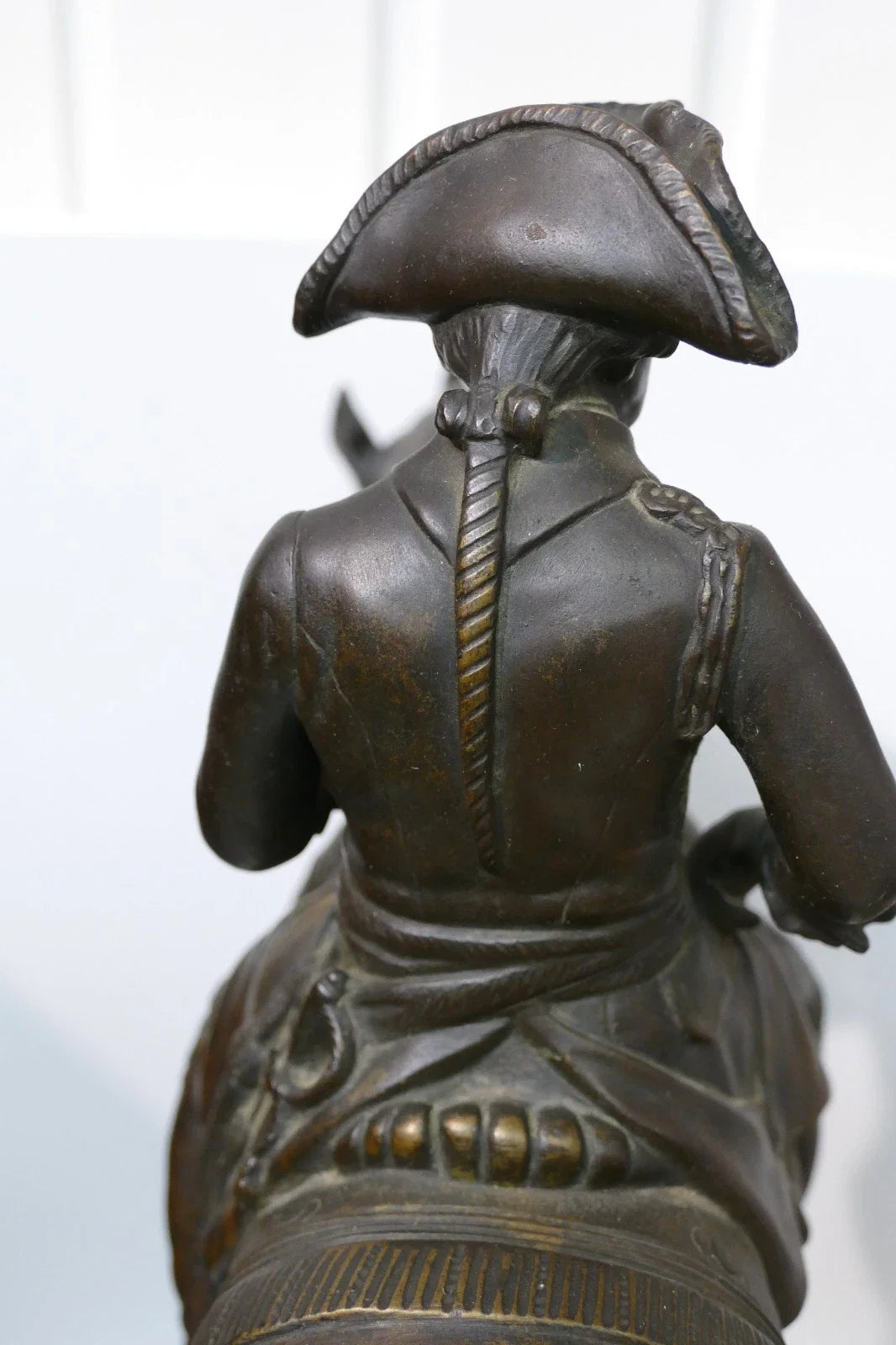 Sculpture ancienne en bronze de Rudolf Kaesbach (1873-1955). Napoléon à cheval