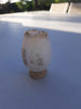 Rare Ancien Petit Vase Daum Nancy Gardeuse D Oies Verre Givré. Bordé D Or.
