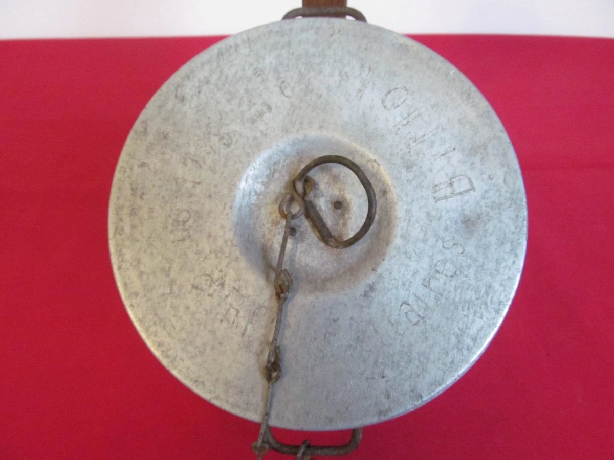 Gamelle gravee soldat francais infirmier art de tranchee ww1 yser poilu adrian
