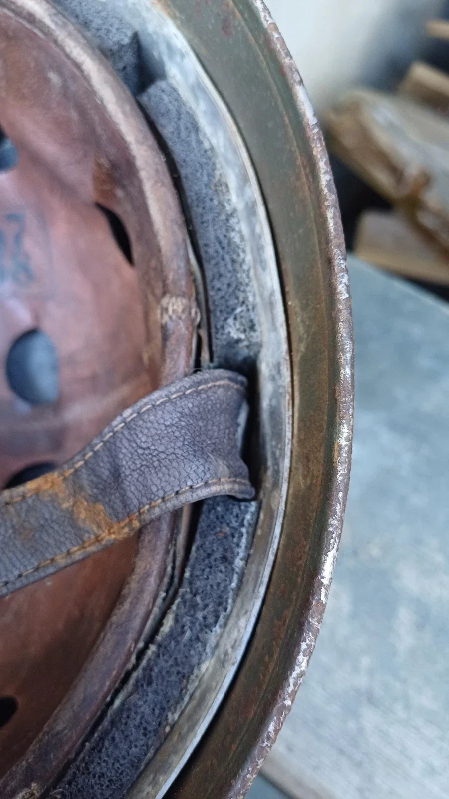 Casque de parachutiste M38, parachutiste, aéroporté, LW, camouflage