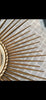 MIROIR OEIL SORCIERE VINTAGE SIGNE CHATY VALLAURIS POILLERAT SUNBURST MIRROR XX