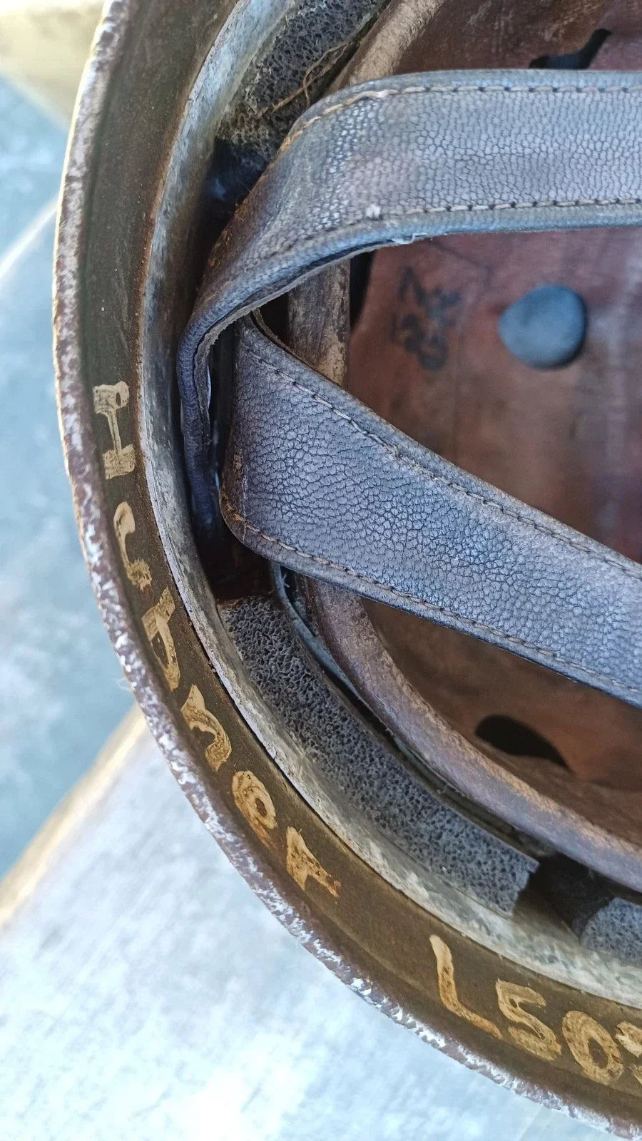 Casque de parachutiste M38, parachutiste, aéroporté, LW, camouflage