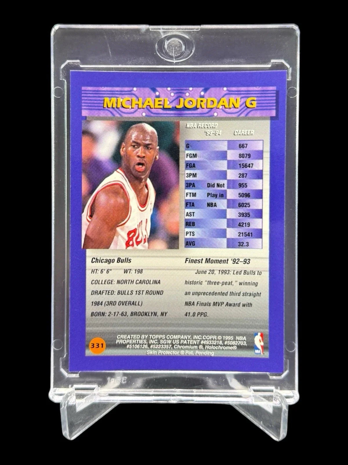 Topps finest michael jordan refractor