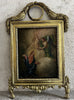 Tableau Ancien Agonie Jésus Christ Jardin des Oliviers Peinture Religieuse 18ème