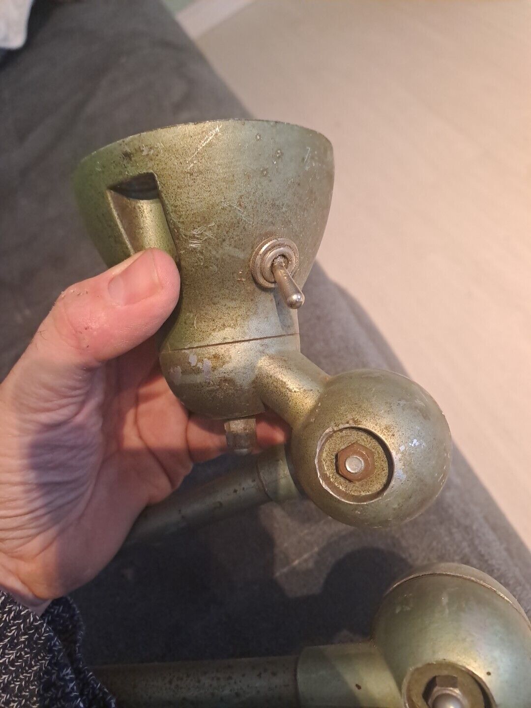 Lampe industriel ancienne jielde 3 bras