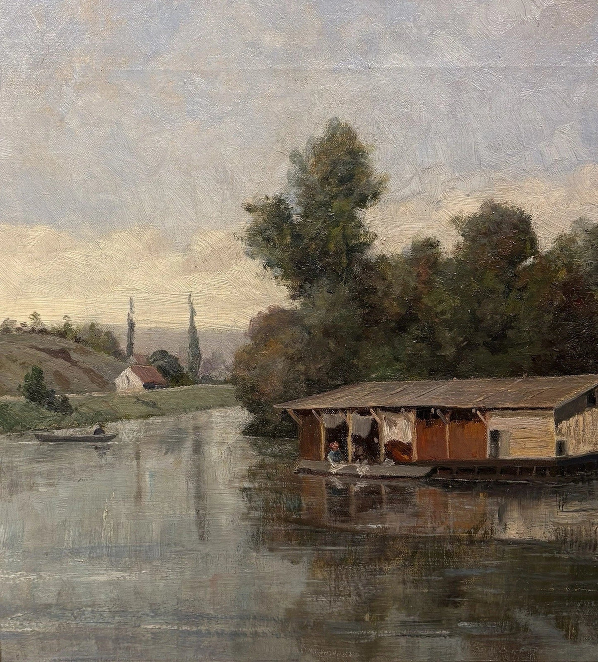 Tableau école Impressionniste XIXe Sisley