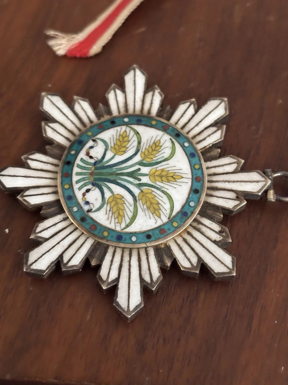 BEAU COMMANDEUR DE L'ORDRE du GRAIN d'OR REPUBLIQUE DE CHINE EN VERMEIL