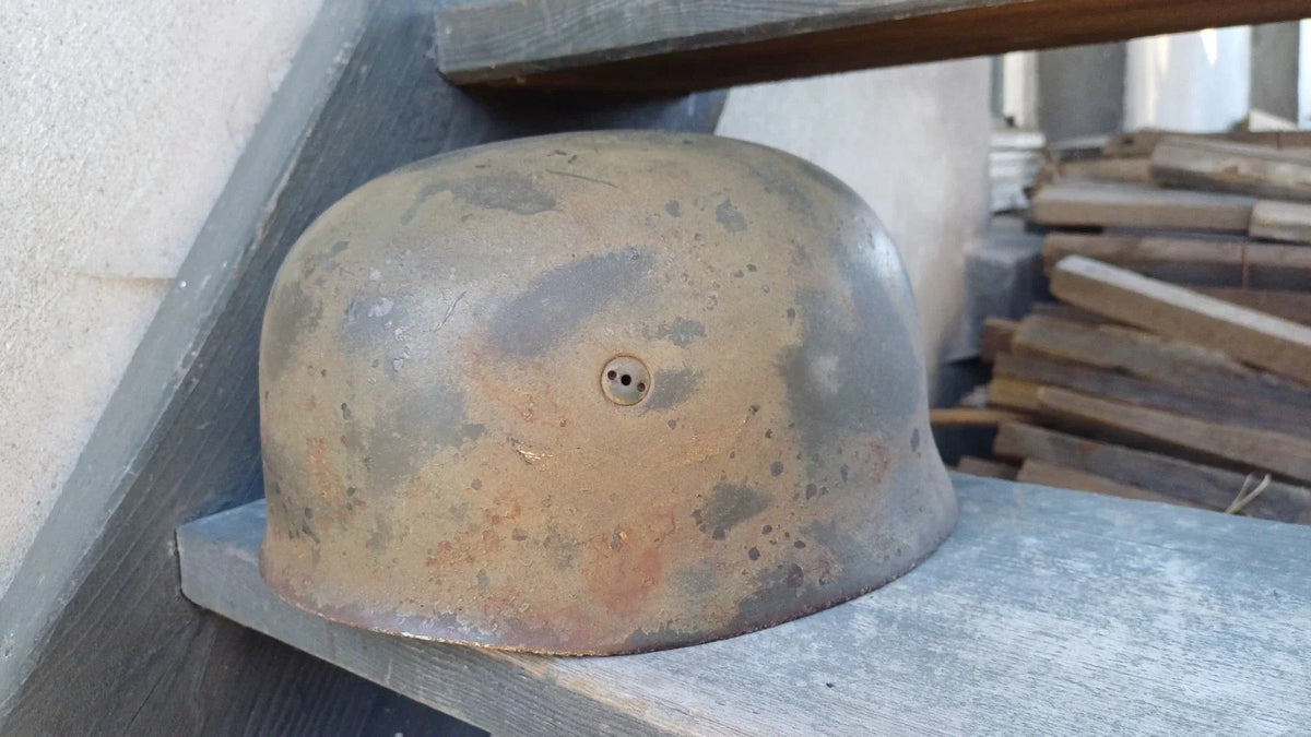 Casque de parachutiste M38, parachutiste, aéroporté, LW, camouflage