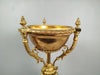 Grand PIED de LAMPE en Athenienne Cassolette Huile Petrole Brule-Parfum XIXe P51