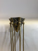 Lustre en bronze nickelé , travail français des années 1930.