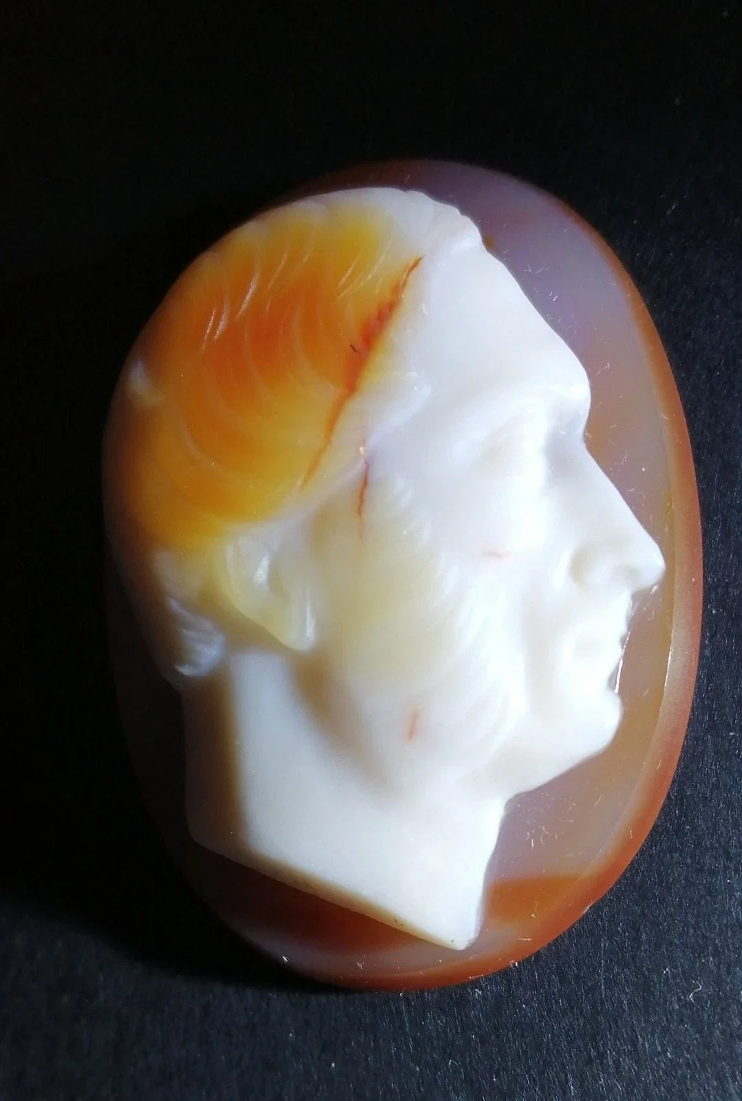 Camée sur agate par louis merley xix ème siècle
