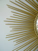 ancien miroir soleil CHATY VALLAURIS bombe sorciere old mirror sunburst 50 XXL