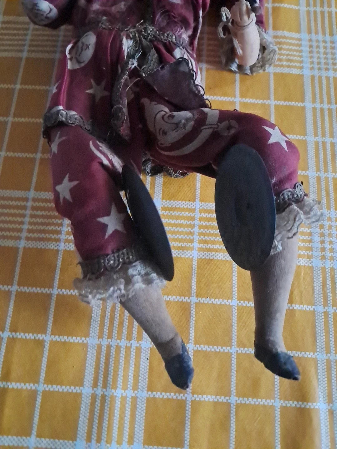 Poupee Automate, Musical. Tete Porcelaine Ancien