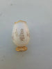 Rare Ancien Petit Vase Daum Nancy Gardeuse D Oies Verre Givré. Bordé D Or.