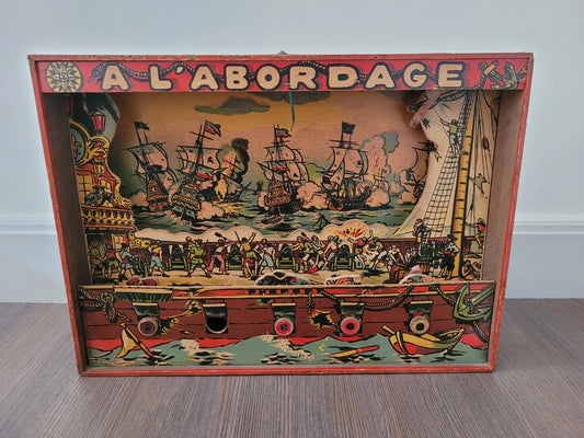 Jouet ancien jeu de tir A l'abordage