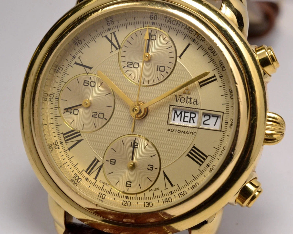 MONTRE  CHRONOGRAPHE VETTA AUTOMATIQUE ETA 7750 VINTAGE SWISS WATCH
