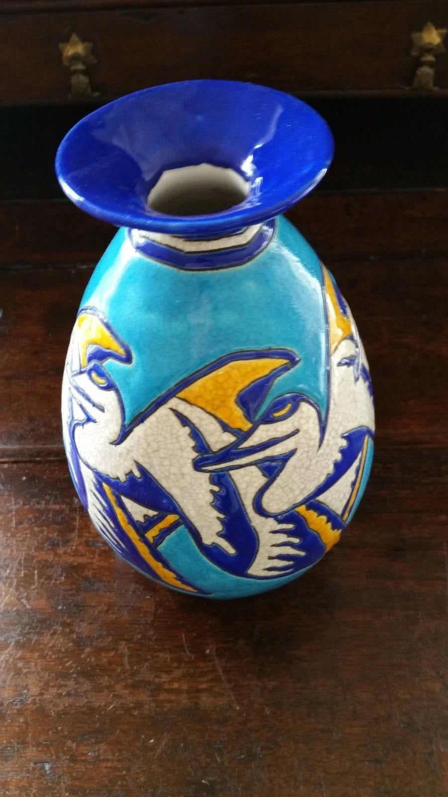 Vase art déco Charles Catteau, Boch, Keramis