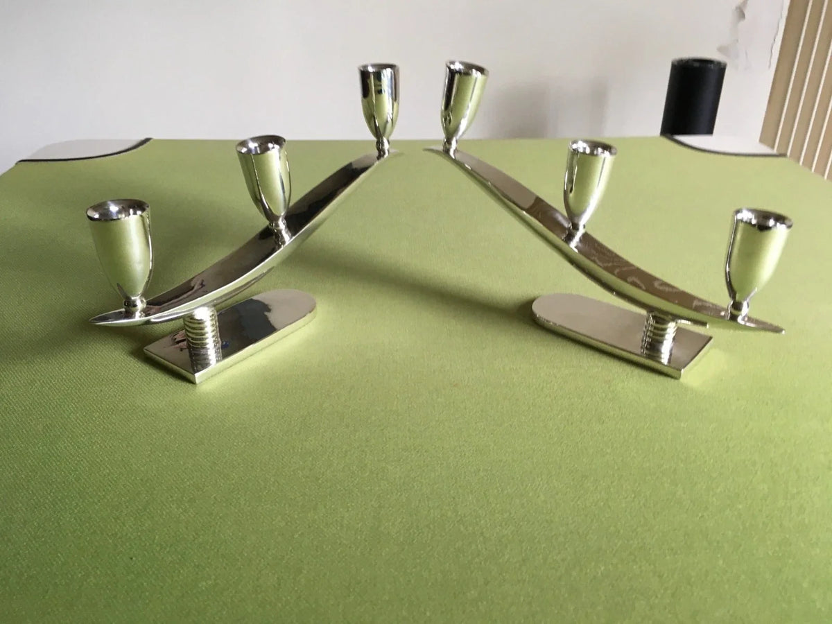 bougeoirs vintage argent massif 925 mexico