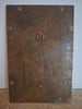 Bénitier mural XIXe siècle en marbre, bronze, doré et émaux cloisonnés