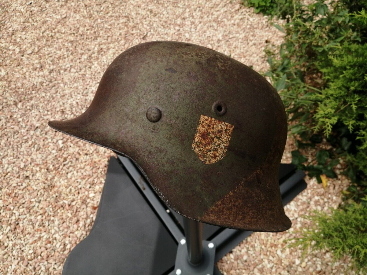casque allemand m42 camouflé ww2