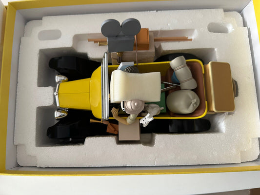 Figurine Tintin La Ford T Jaune Moulinsart Rare