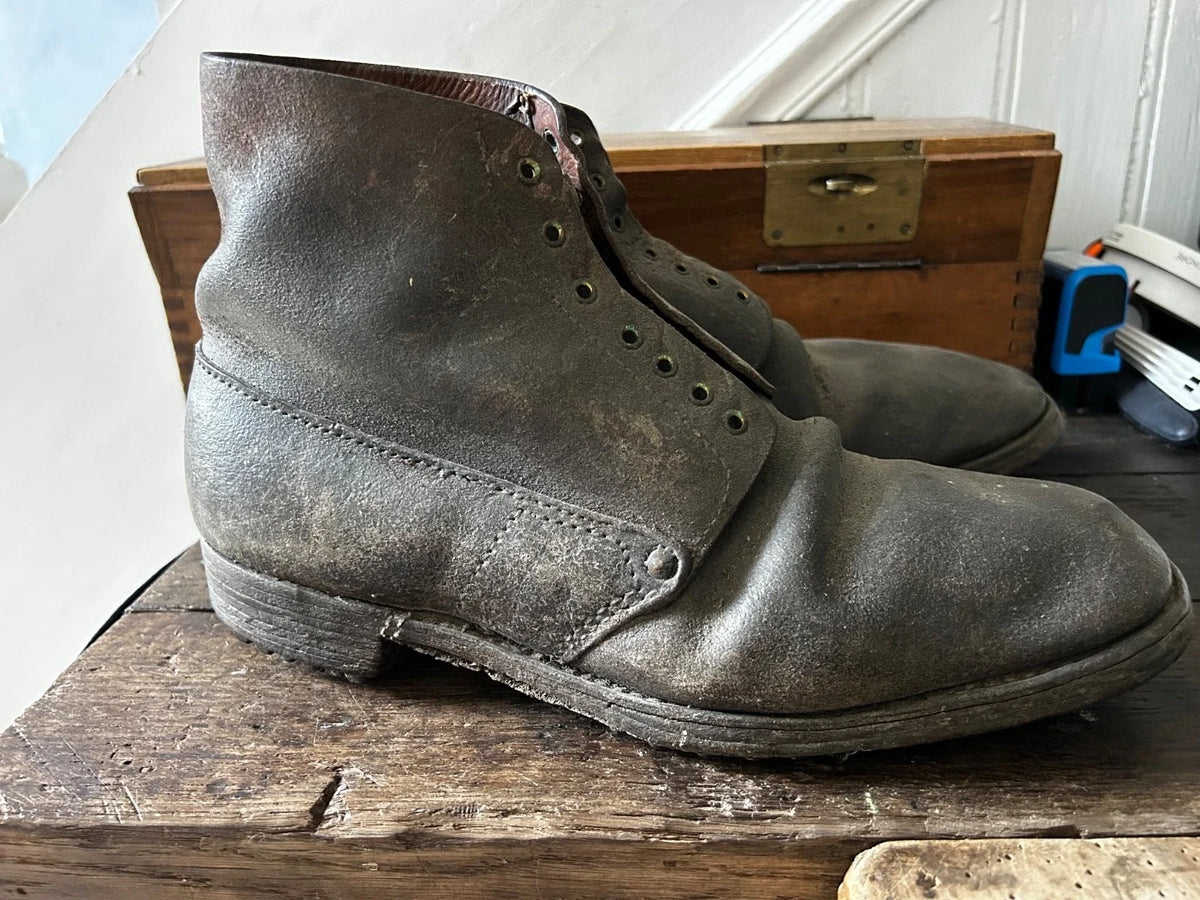 brodequins 17 1917 poilu ww1 ww2 France 40 cuir