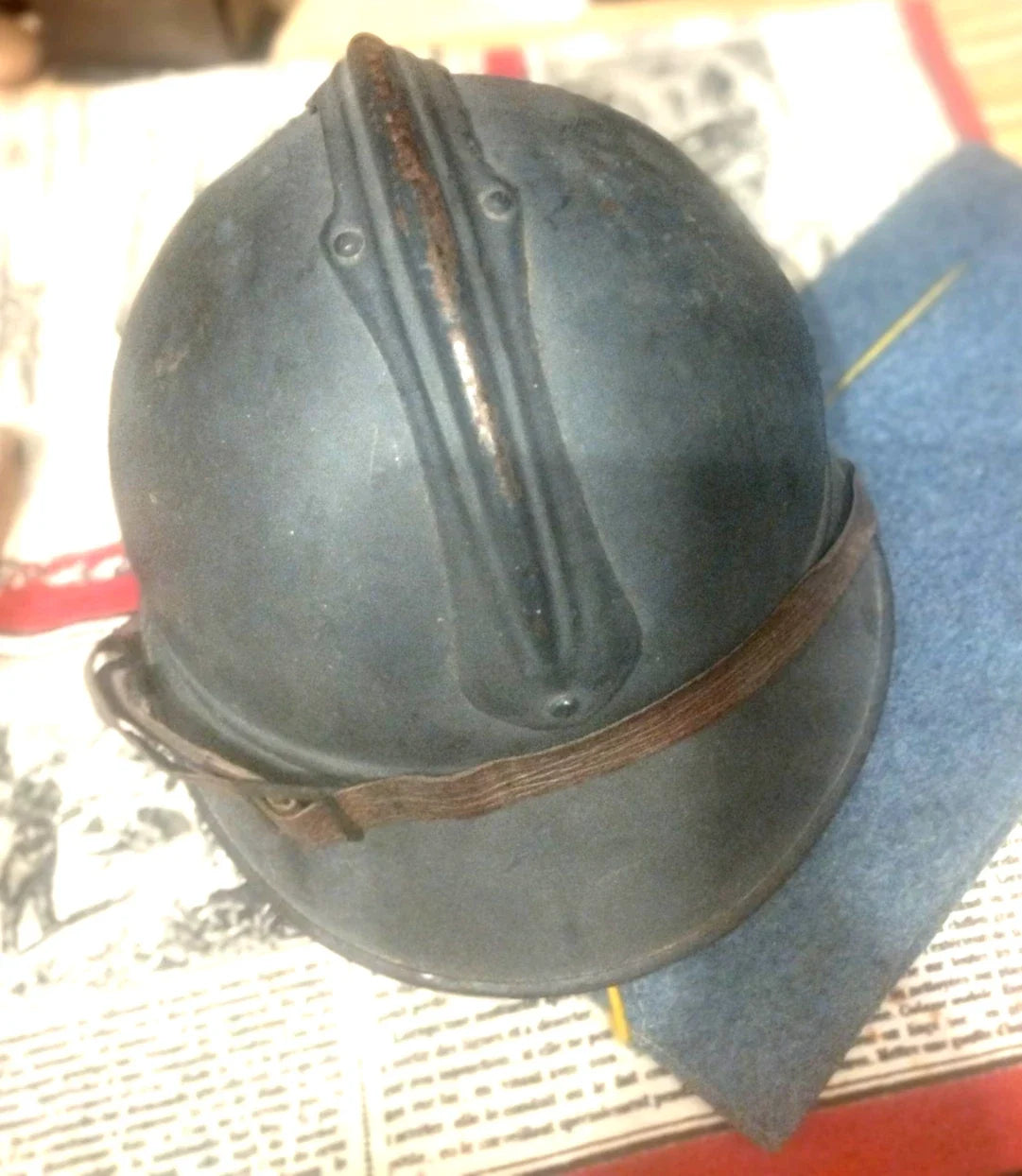 Casque adrian tankiste mle 15
