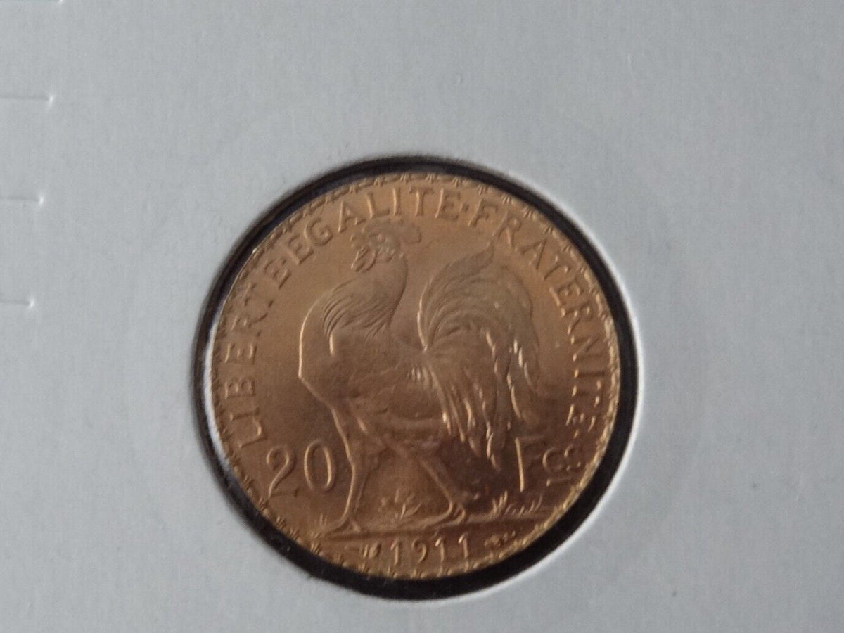 Marianne 20 francs or de 1911 pièce dite napoléon