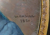 MANSION (1785-1840). Rare et belle MINIATURE signée et datée 1820.