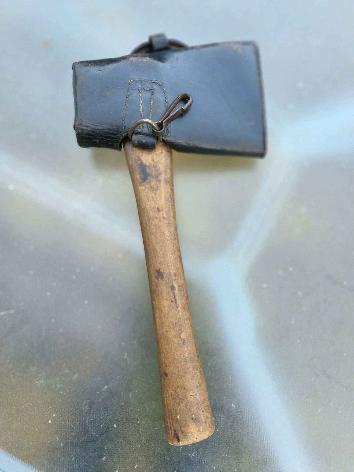 Hache pionnier allemand ww21940 landser hache + étui cuir libération 1944 vosges