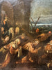 Ecole italienne XVII  scène religieuse huile panneau