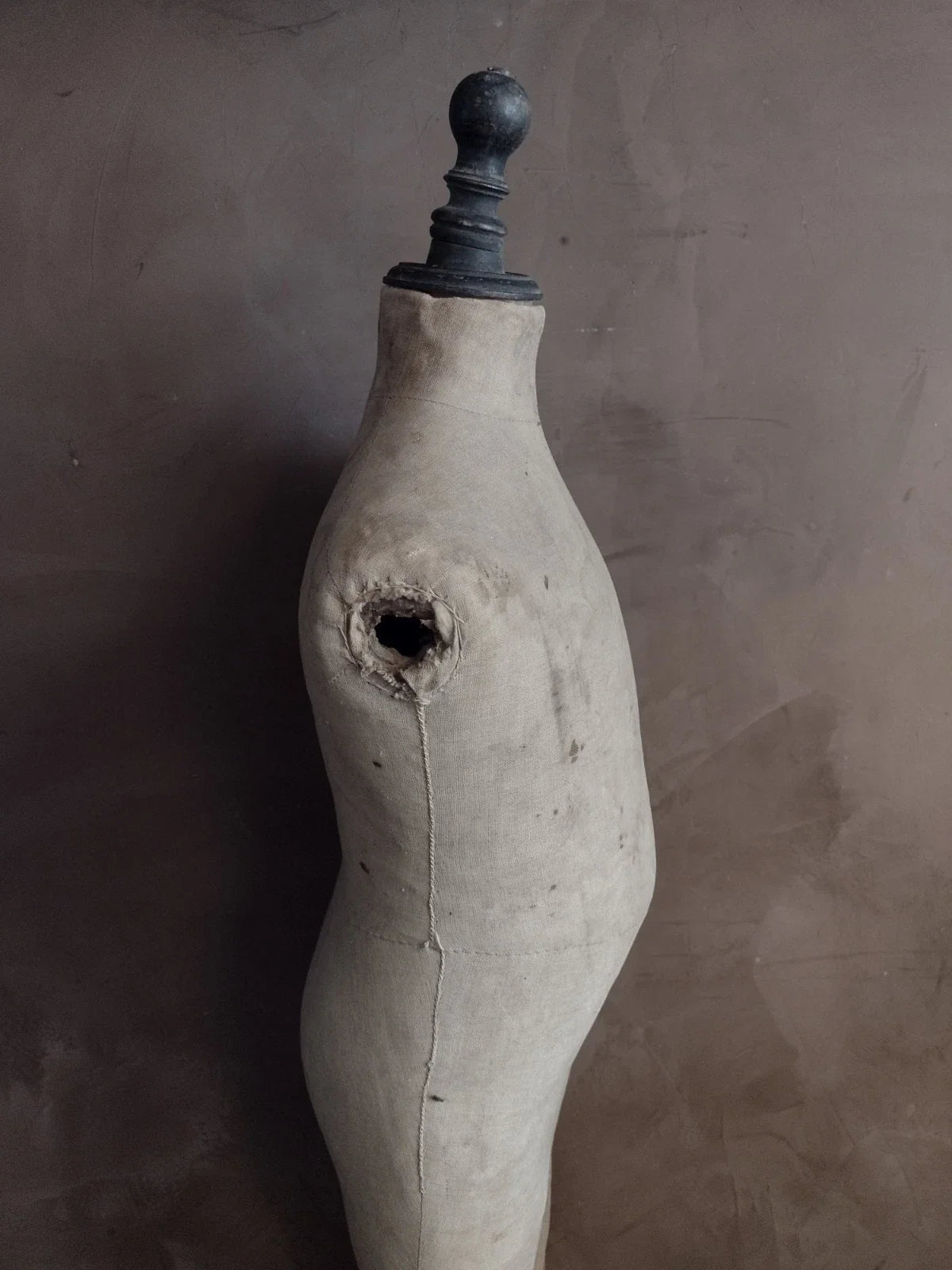 Ancien mannequin enfant Stockman. Rare Buste De Vitrine