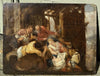 École Italienne XVII Adoration des bergers tableau ancien