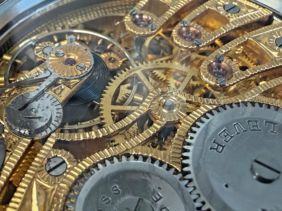 AUTHENTIQUE MOUVEMENT À LEVIER ROLEX ANNÉES 1920 DANS UN ÉTUI NEUF DE QUALITÉ, ENTIÈREMENT RÉVISÉ.