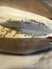Canard mandarin en bois massif sculpté, leurre vintage du capitaine harry jobes