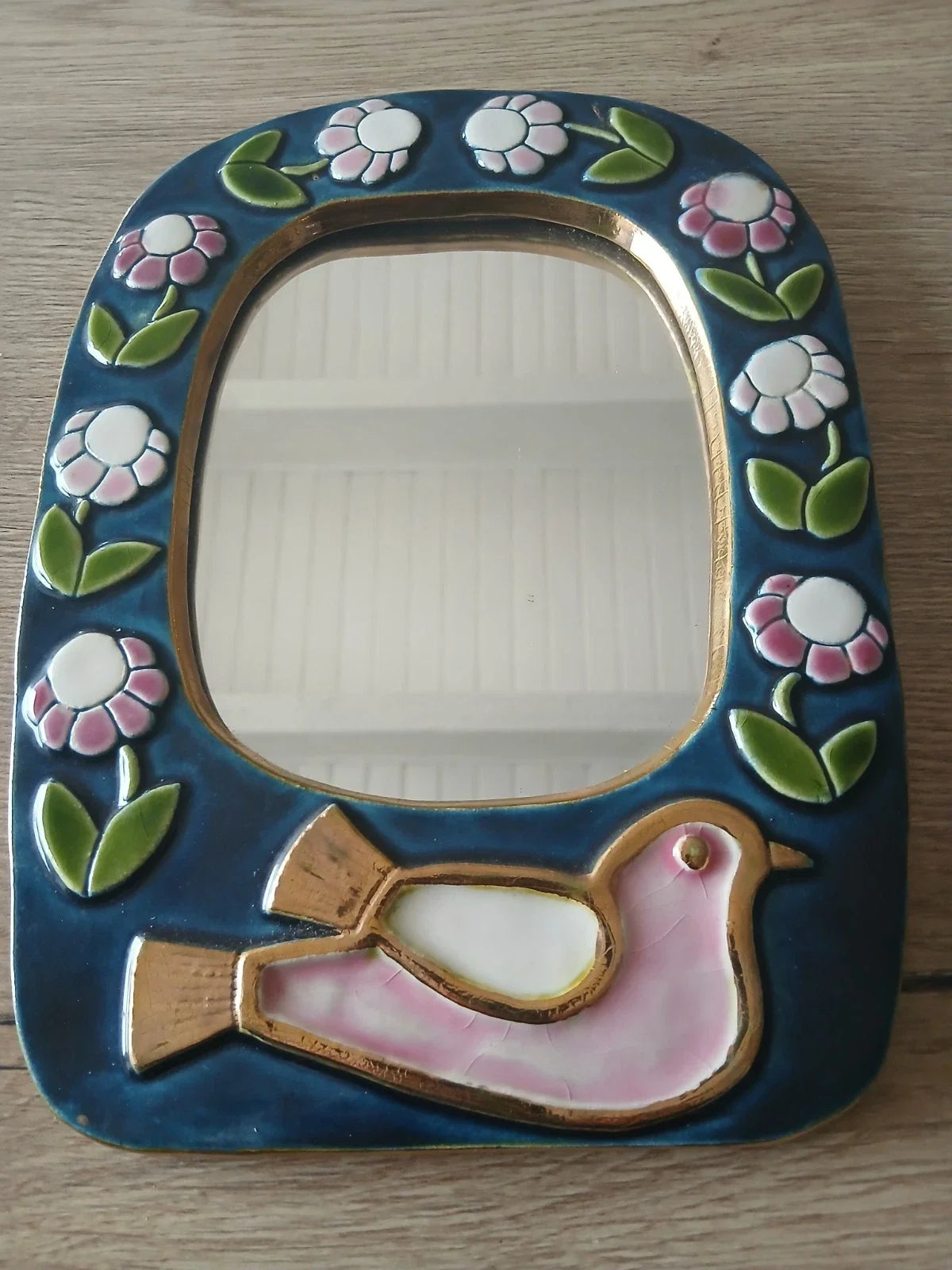 Miroir en céramique de Mithé Espelt