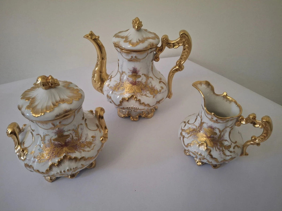 Service à café porcelaine de limoges