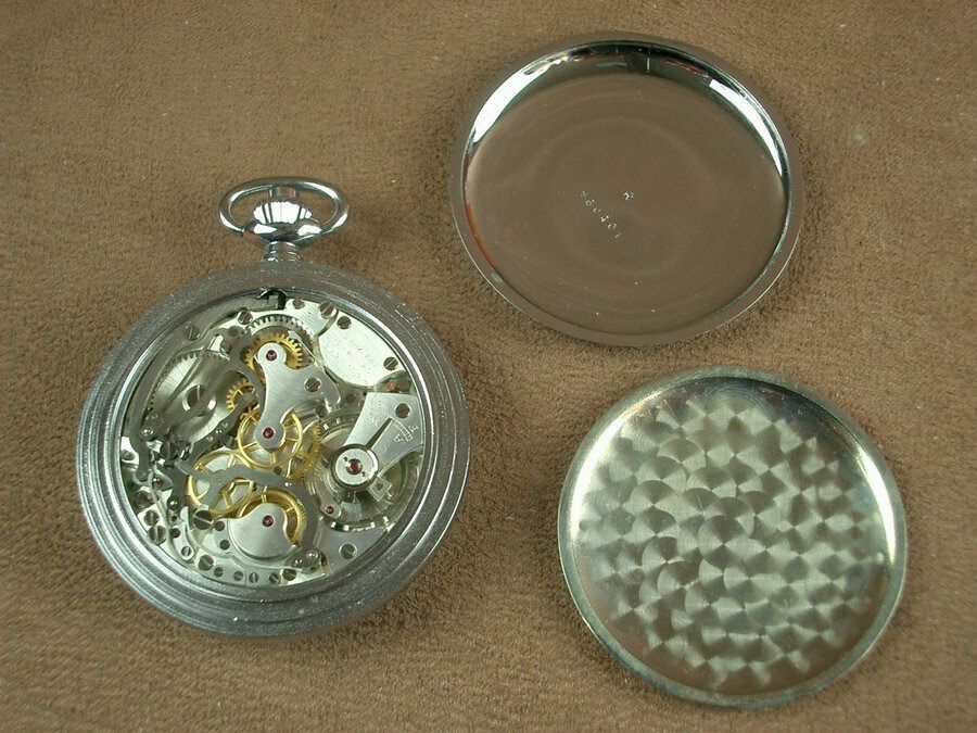 Ancienne montre a gousset chronographe suisse zivy & cie