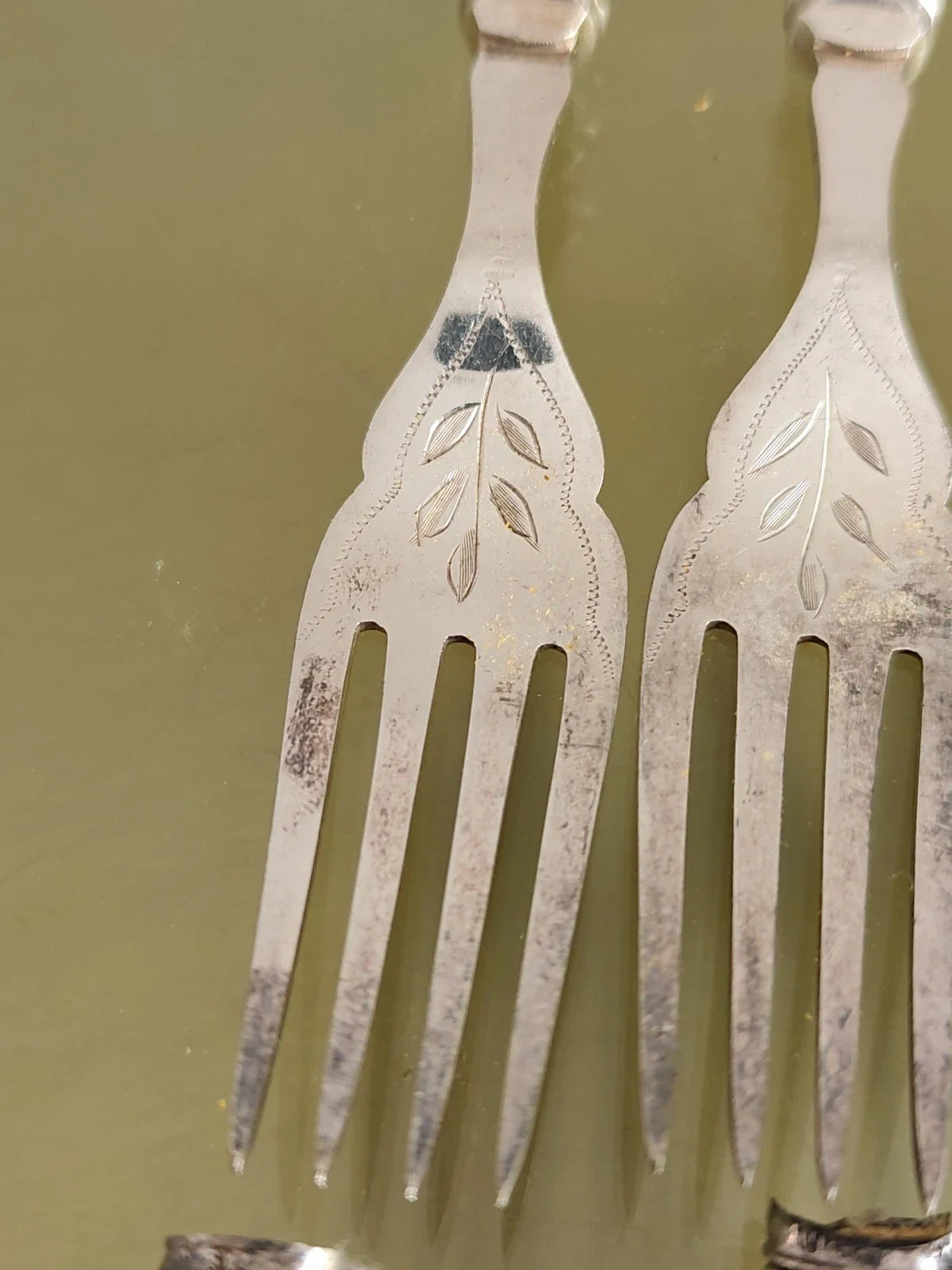 Ancien Lot Débris En Argent Massif Anglais Poinçons XIXe