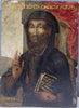 Tableau Religieux Ancien Huile Bois Portrait Saint Renaissance XVIe-XVIIe