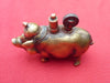 Beau briquet de poilu forme cochon