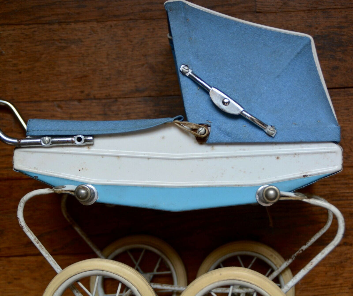 Landau Poussette de Poupée Ancien Doucet 1950
