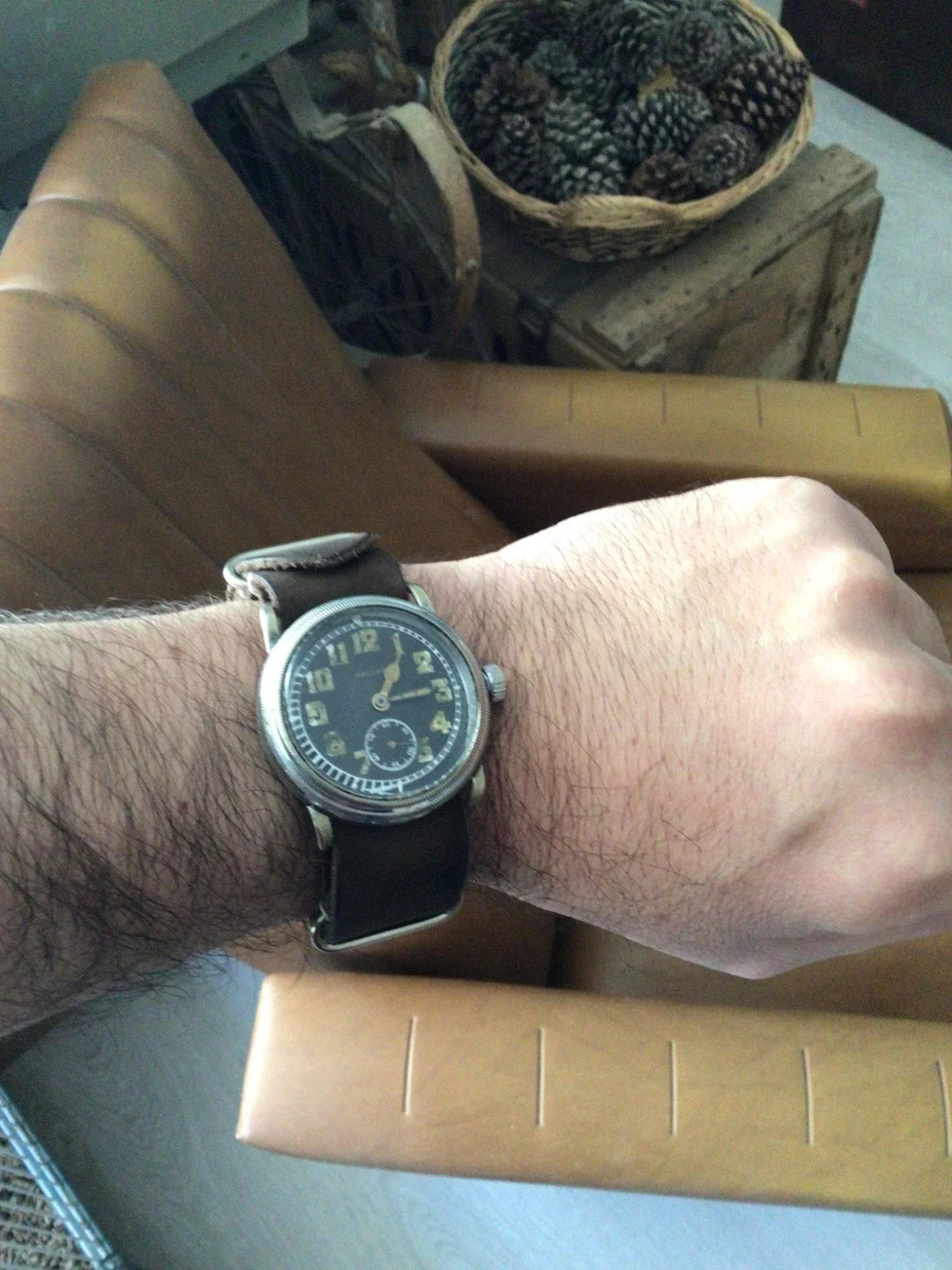 Montre ancienne aviateur vintage