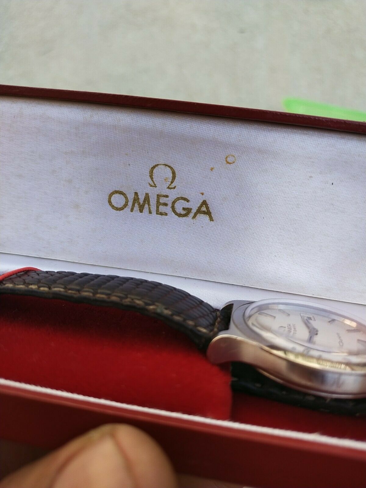 Superbe Montre Vintage OMEGA AUTOMATIC GENEVE Avec son boite d'origine