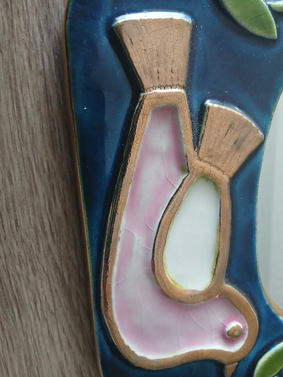 Miroir en céramique de Mithé Espelt