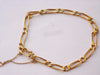 Belle gourmette en or 18 k