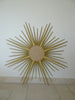 ancien miroir soleil CHATY VALLAURIS bombe sorciere old mirror sunburst 50